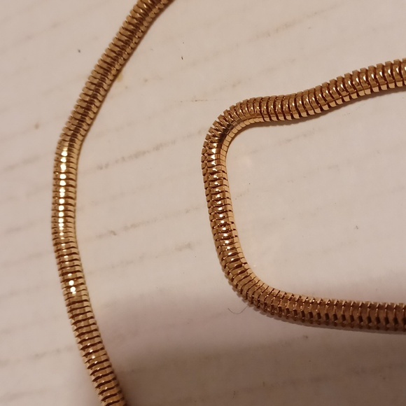 4/$40 New Large Bejeweled Necklace With Thick Chain - Picture 5 of 5